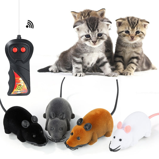 Le SourisTéléCat,un jouet télécommandé en forme de souris
